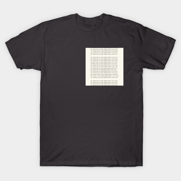 Jack Torrance's Typewriter by Gothenburg Print